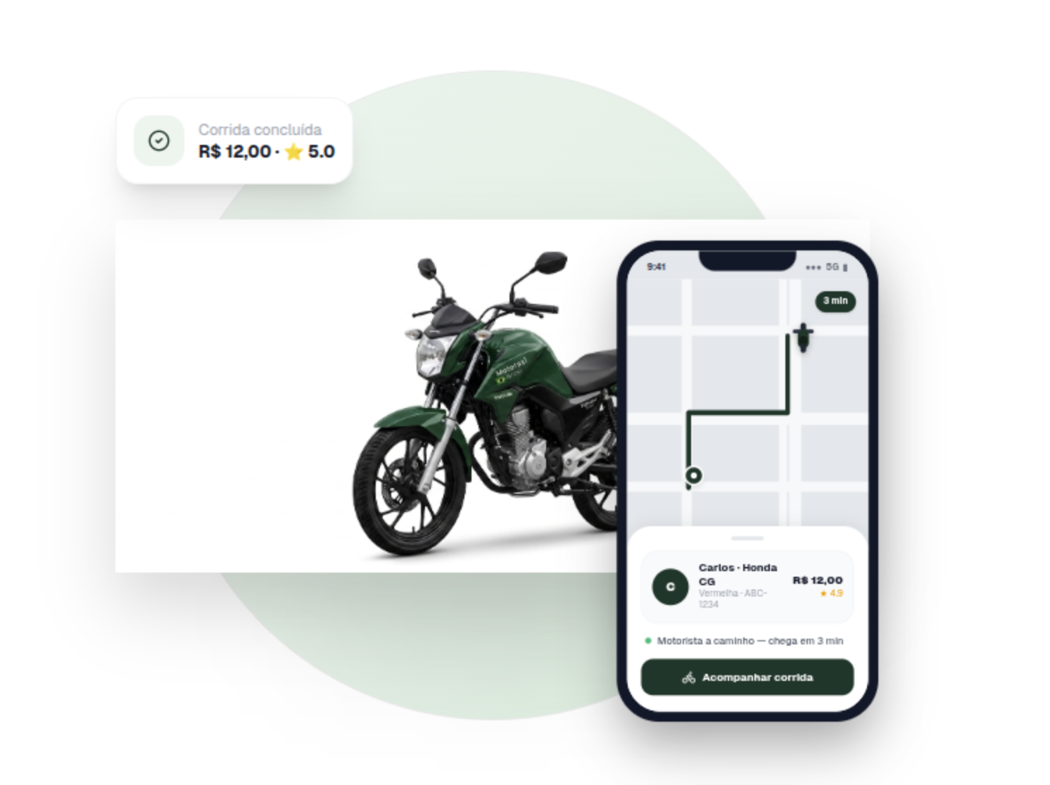 App de mototáxi com a sua marca
